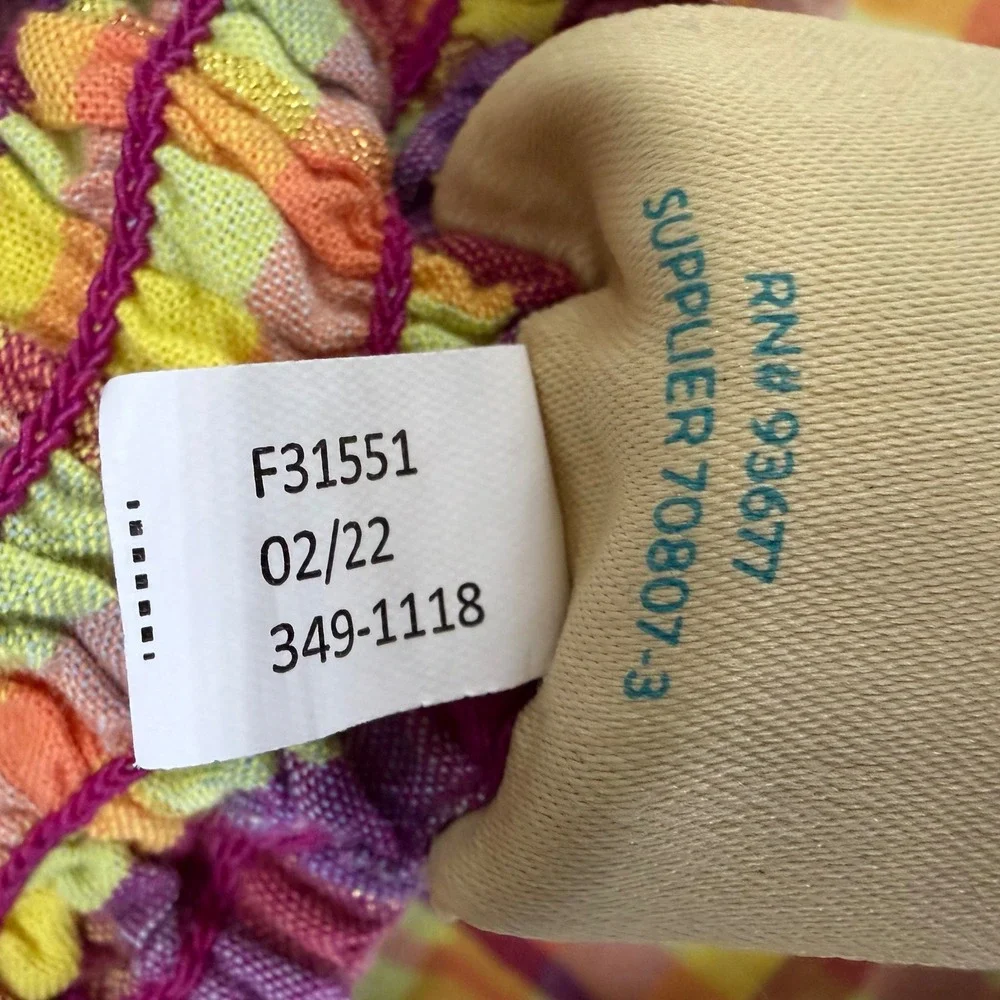 Thereabouts Maxi Dress Girls L Multicolor Plaid Cottagecore Boho Chic Summer